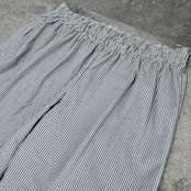 Gingham check 3XL super wide chef pants