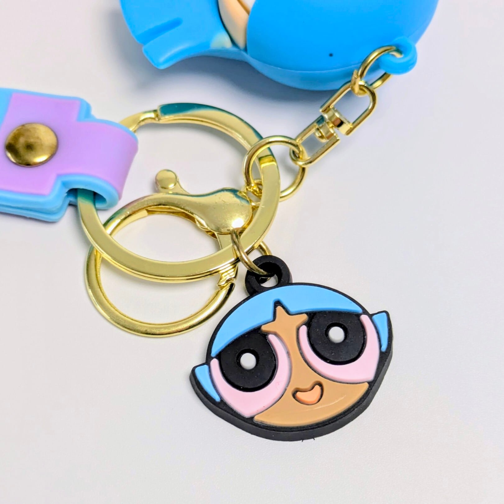 【 The Powerpuff Girls ( パワーパフガールズ ) 】 3D Rubber KeyHolder / 3Dラバーキーホルダー〚アメリカン雑貨 アメトイ〛