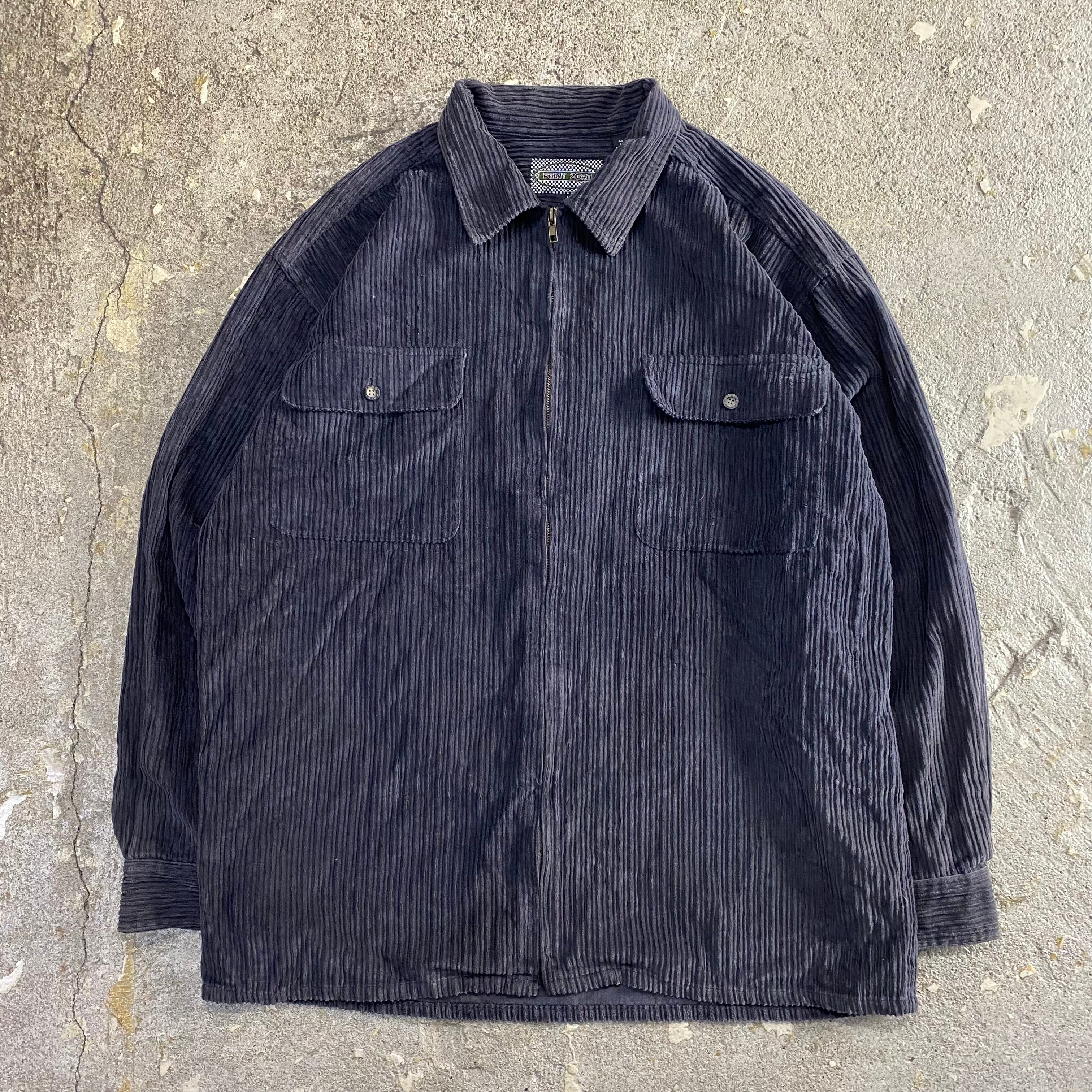 old POINT ZERO corduroy zip-up shirt jacket | What’z up powered by BASE
