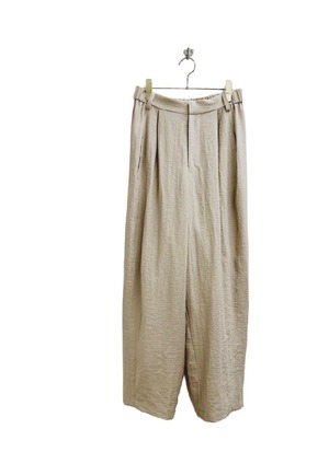 【ayane '26 summer collection】リネン混ワッシャーバレルレッグパンツ