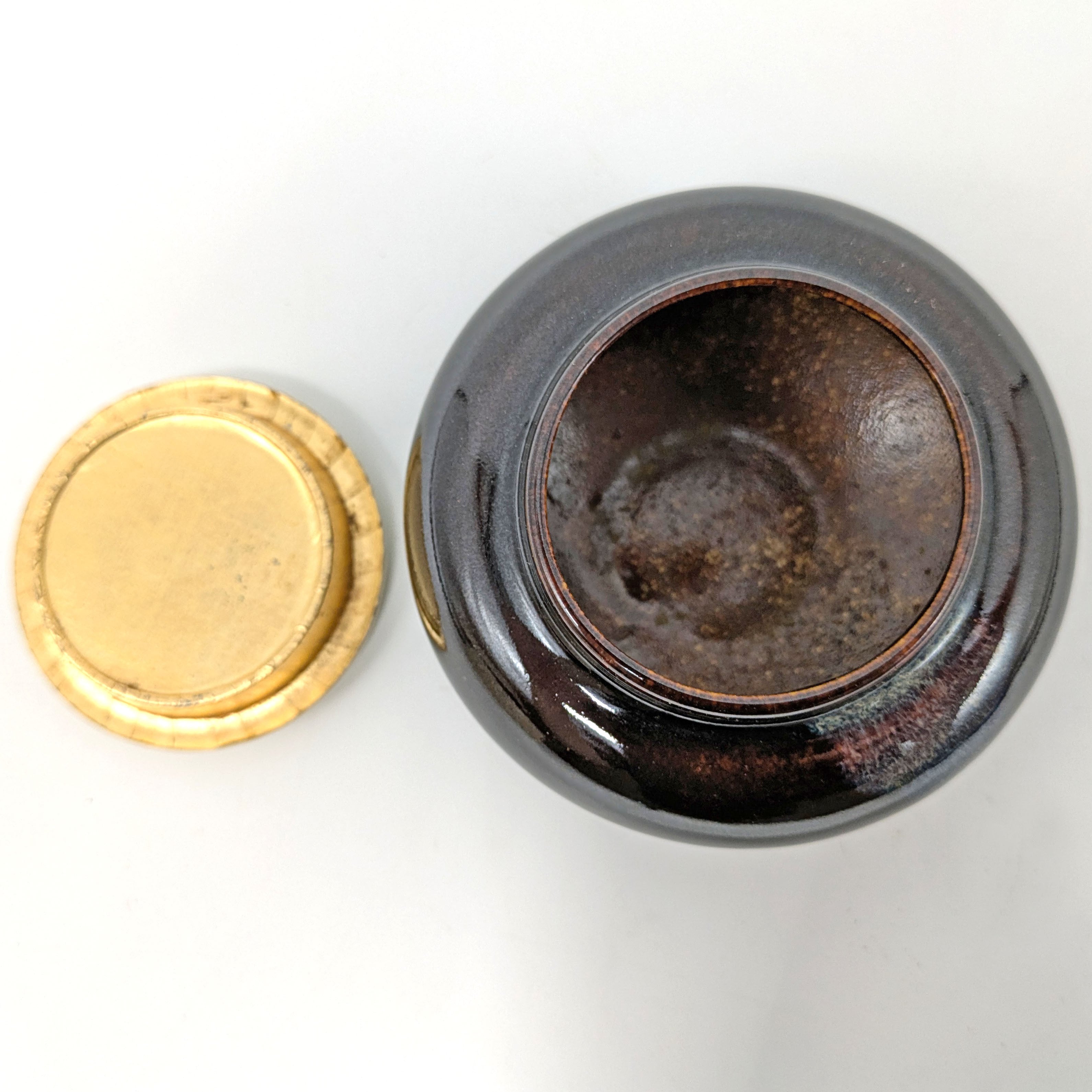 大海茶入・仕覆・梅織部緞子・茶道具・No.240810-56・梱包サイズ60