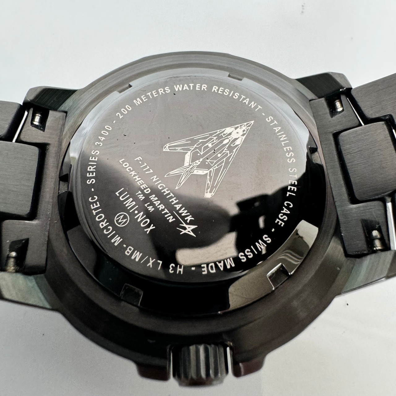 美品】ルミノックス LUMINOX F–117 3401 ナイトホーク NIGHTHAWK 