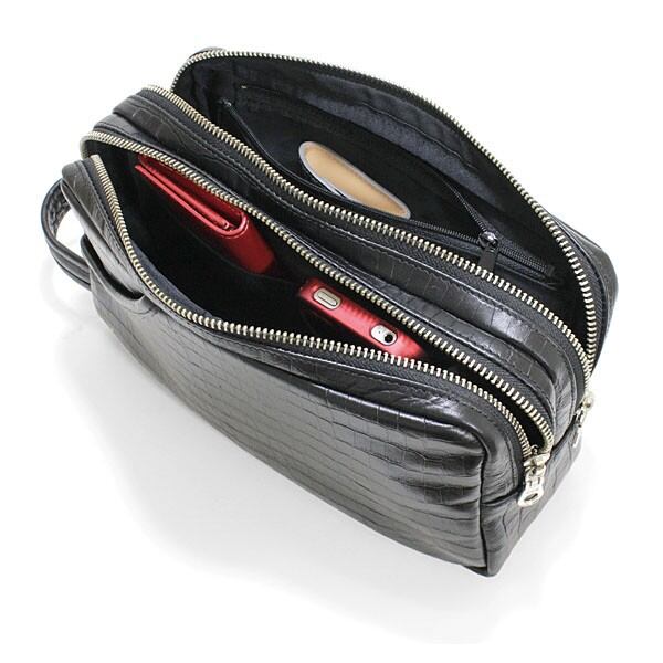 送料込み新品【豊岡製鞄】撥水牛革使用。ラジェックス　ナイル　ポーチダブル 送料込み新品【豊岡製鞄】撥水牛革使用。ラジェックス ナイル ポーチダブル