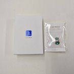 J.LAUREN Green Cubic Earrings ピアス