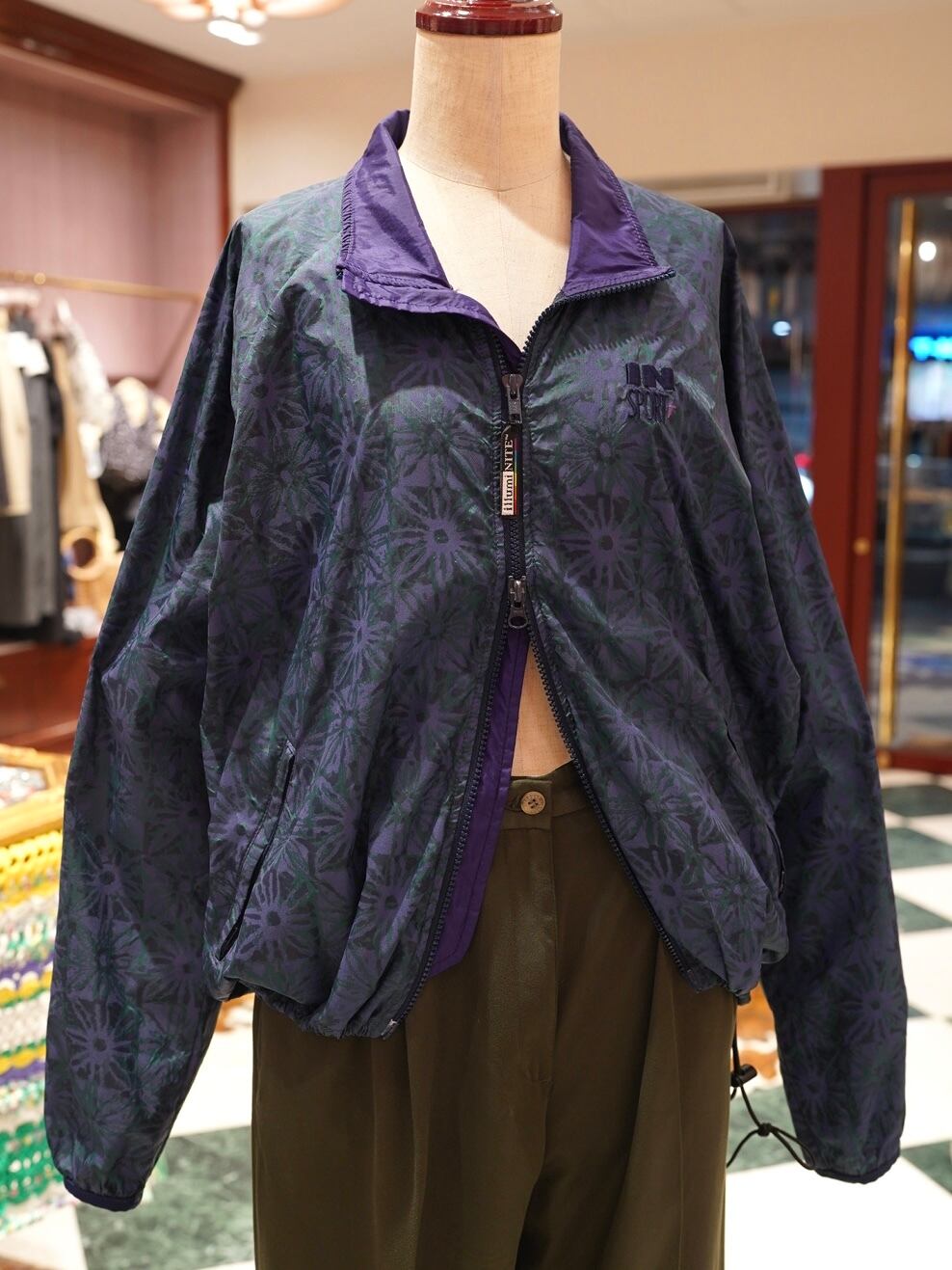 Flower Nylon Jacket