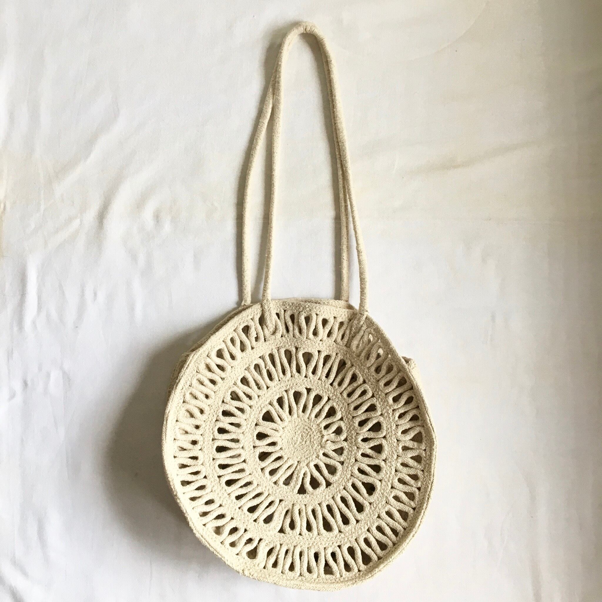 Cotton circle bag "natural"