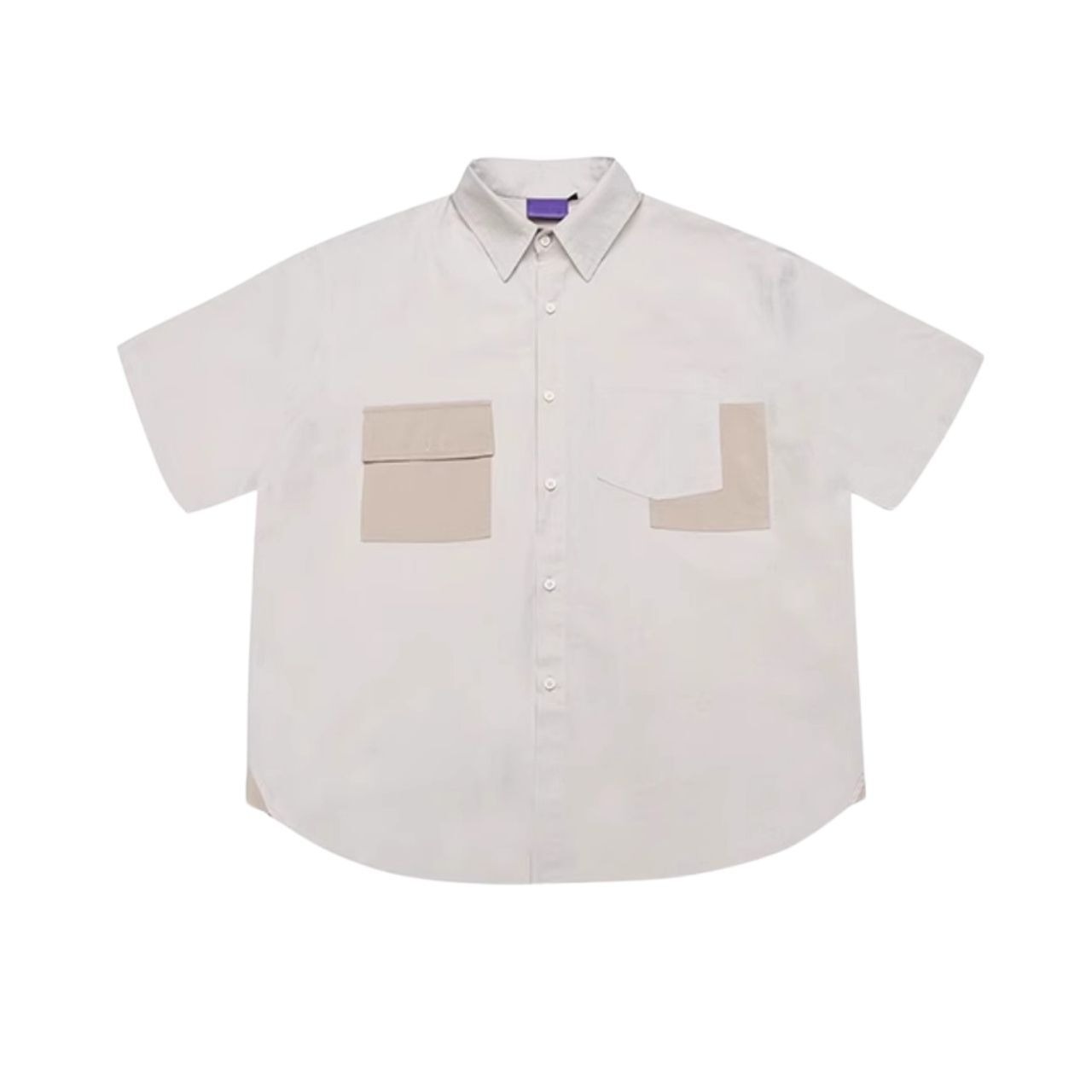 ポケットアクセント半袖シャツ　1204