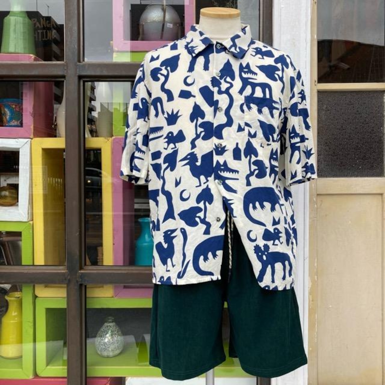 Topanga Men's コーデュロイパラコードショートパンツ ダークグリーン