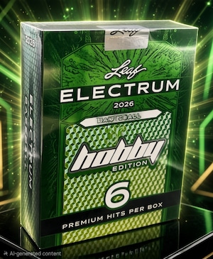 6 Autographed Cards - LEAF ELECTRUM 2026 Hobby Box