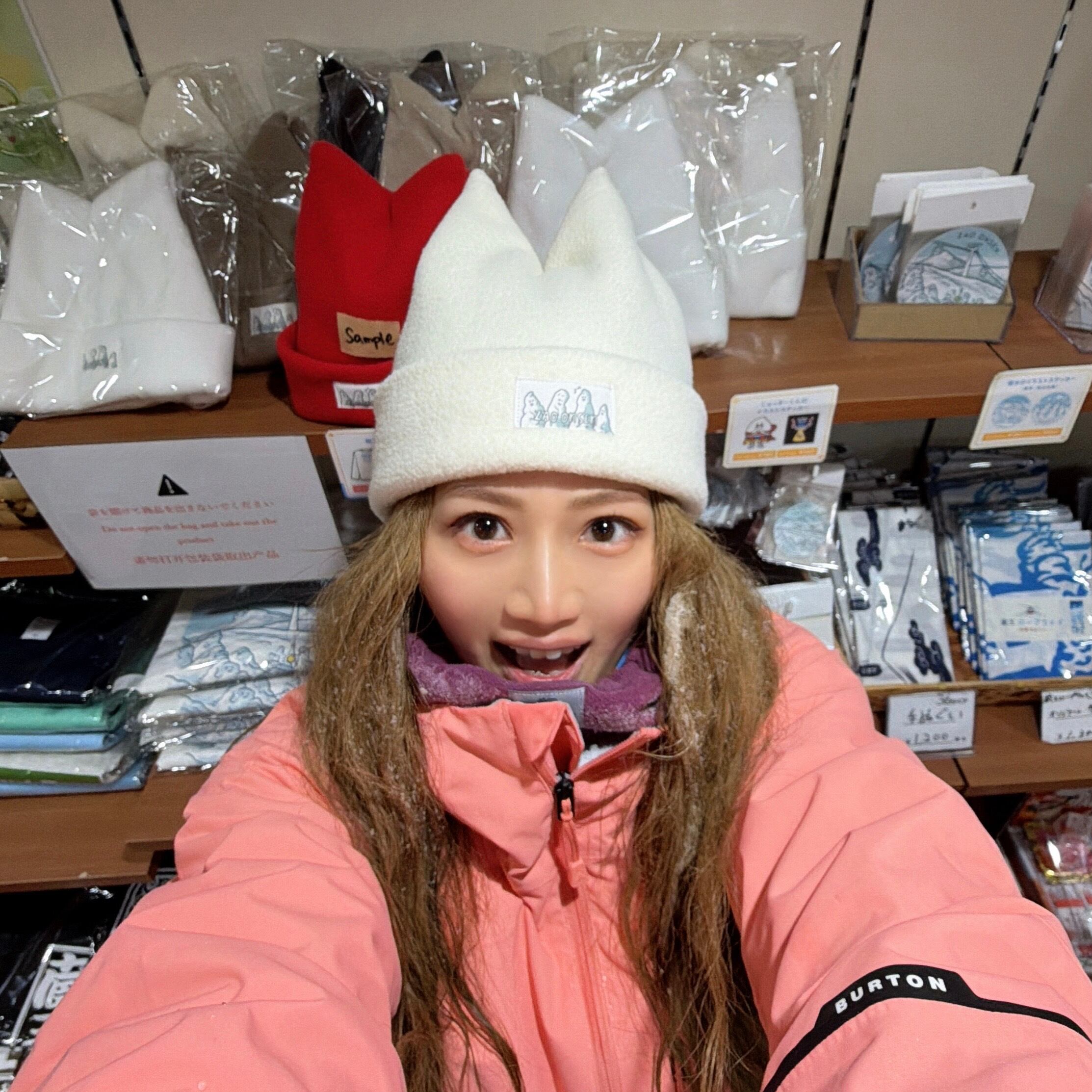 ニット帽 古着 冬 スケート かわいい　ビーニー 2つセット ROXY ロキシー SQUARE BEANIE ビーニー スノーボード レディース