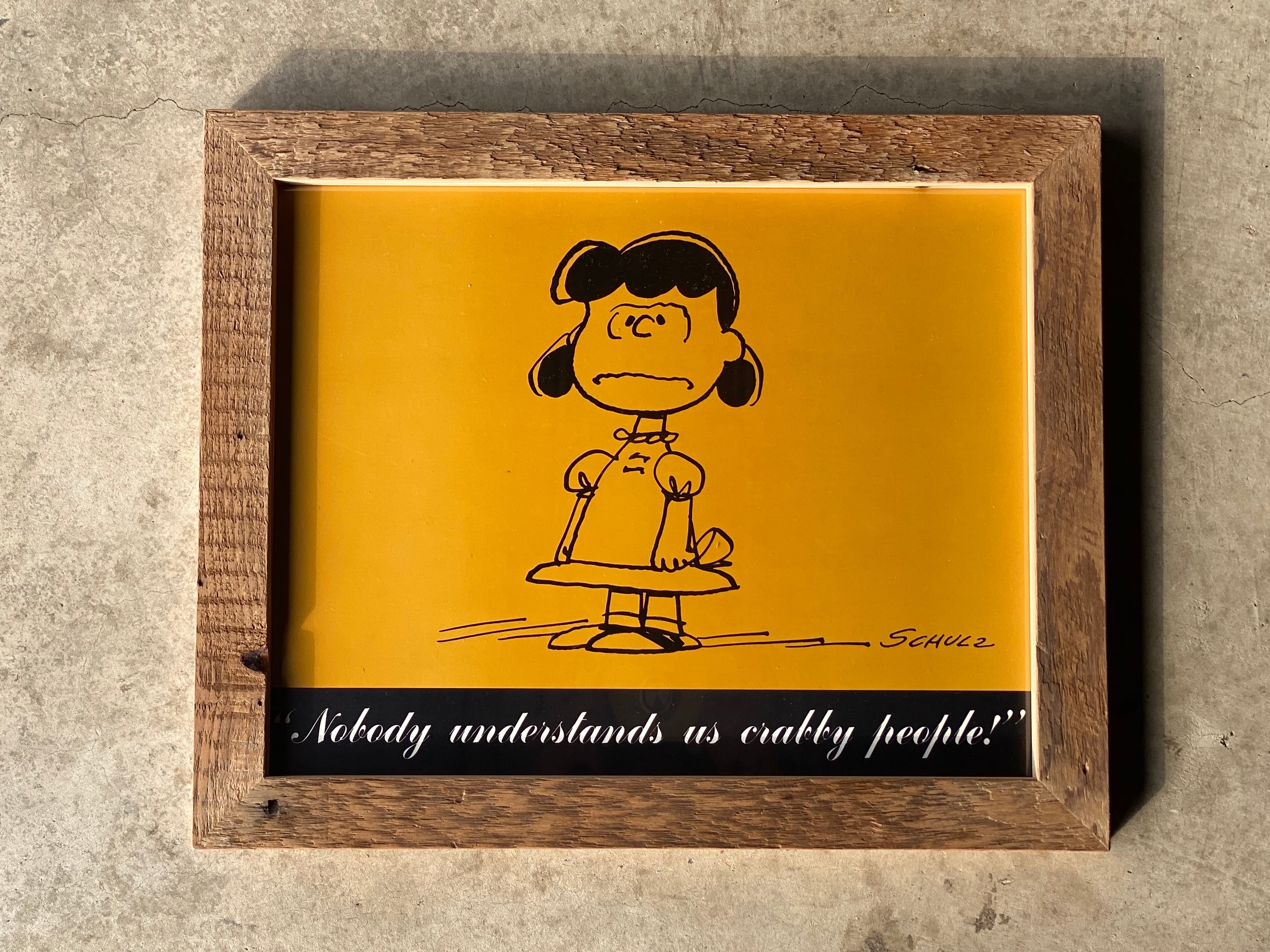60s PEANUTS DATE BOOK POSTER FRAMING【50】