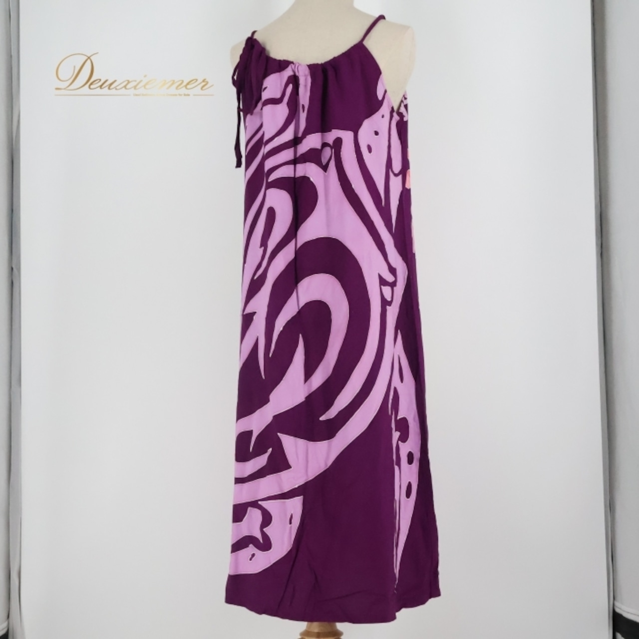 フラダンス 衣装 ワンピース ドレス パープル系 ハワイアンプリント アロハ 花柄 レッスン 練習 フラ ダンス キャミソールドレス 華やか 鮮やか かわいい 軽やか 上品 大人っぽい ピンク系 イエロー系 紫 ピンク 黄 鮮やかな ビーチリゾート フェス サマー ゆったり シンプル さっぱり フェミニン