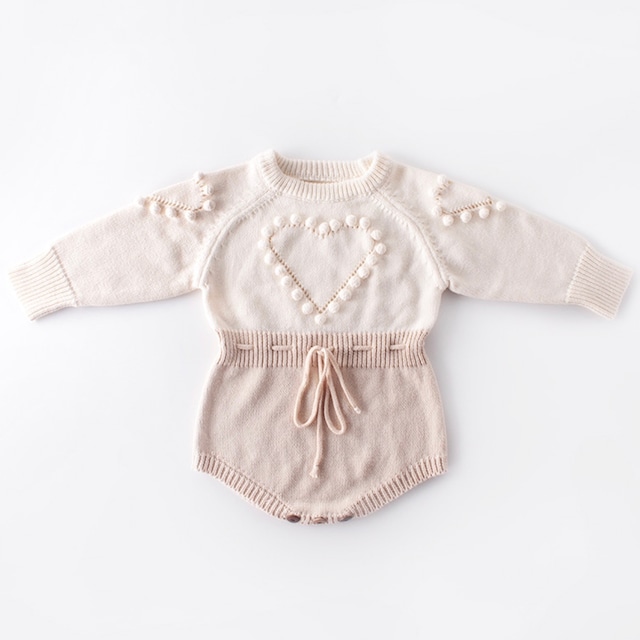 cottonWool rompers Heart