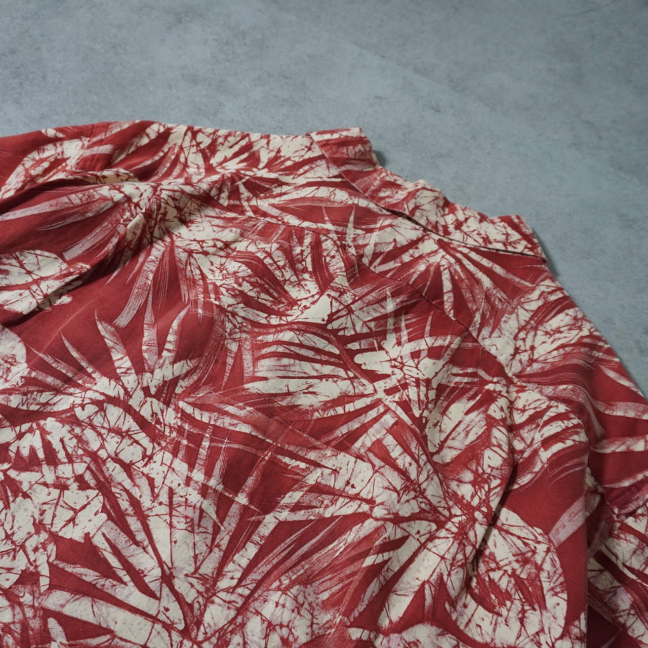 90s Polo by Ralph Lauren "CLAYTON" Silk Liinen Open Collar Shirt [L] 古着 - 10