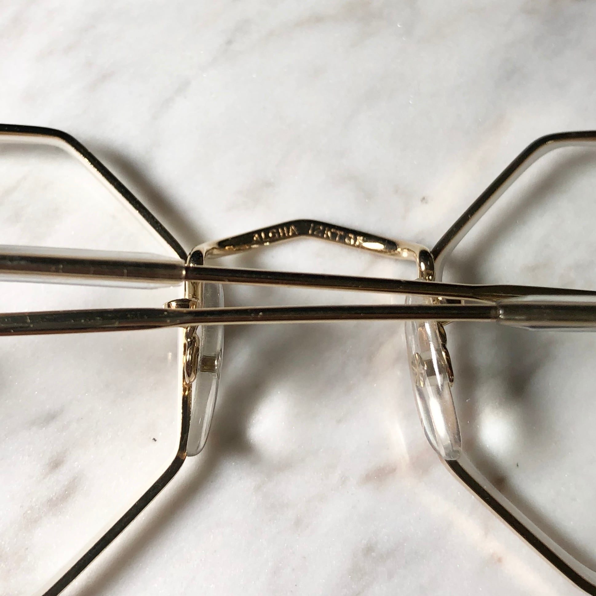vintage ALGHA WORKS deadstock glasses 