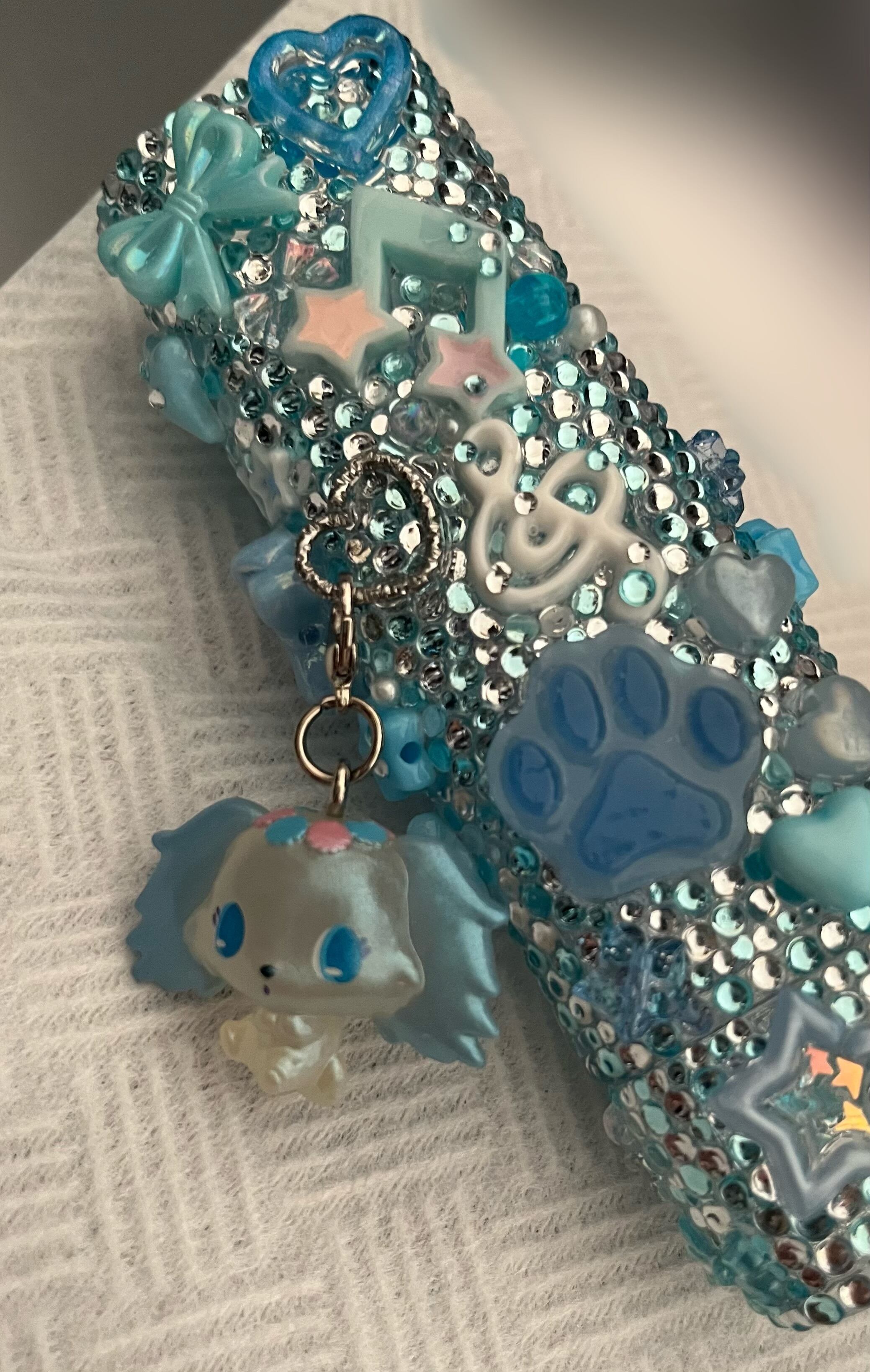iQOSイルマワン デコケース 水色 | Rurucrochet-るるくろしぇ-
