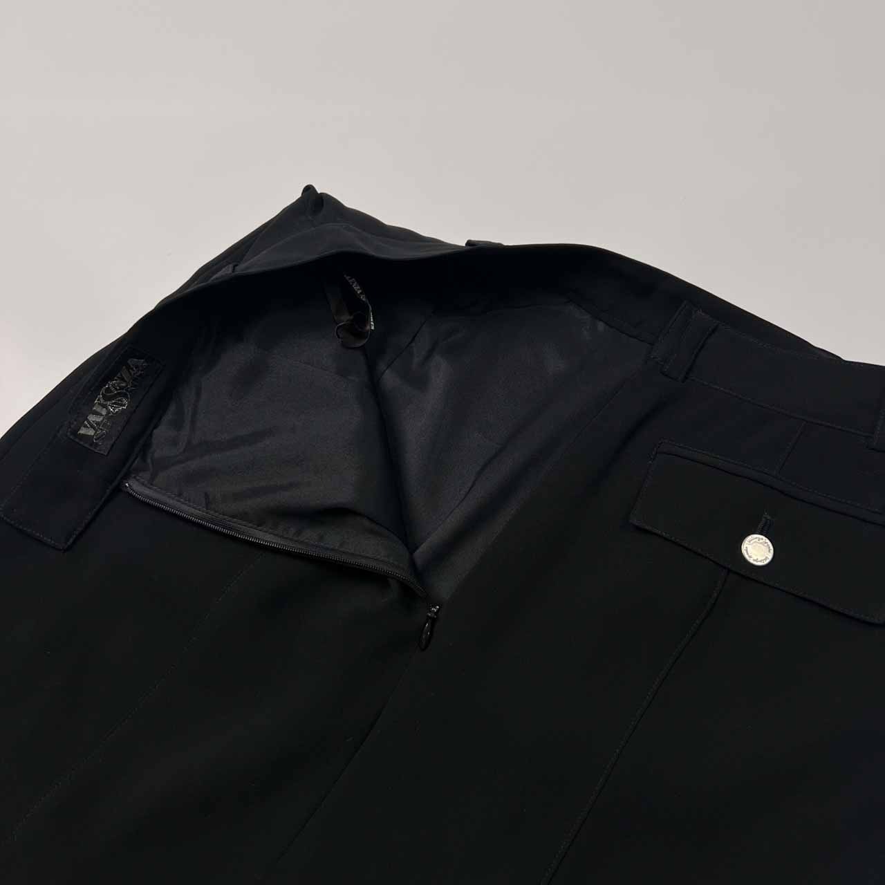 VALSENZA SPORTS バレンザポー スポーツ ロング スカート サイズ 38 /ブラック/タイトスカート/ラインストーン