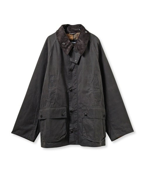 BARBOUR (バブアー) - OS BEDALE WAX JACKET (オーバーサイズビデイルワックスジャケット) MWX1679 GRAY
