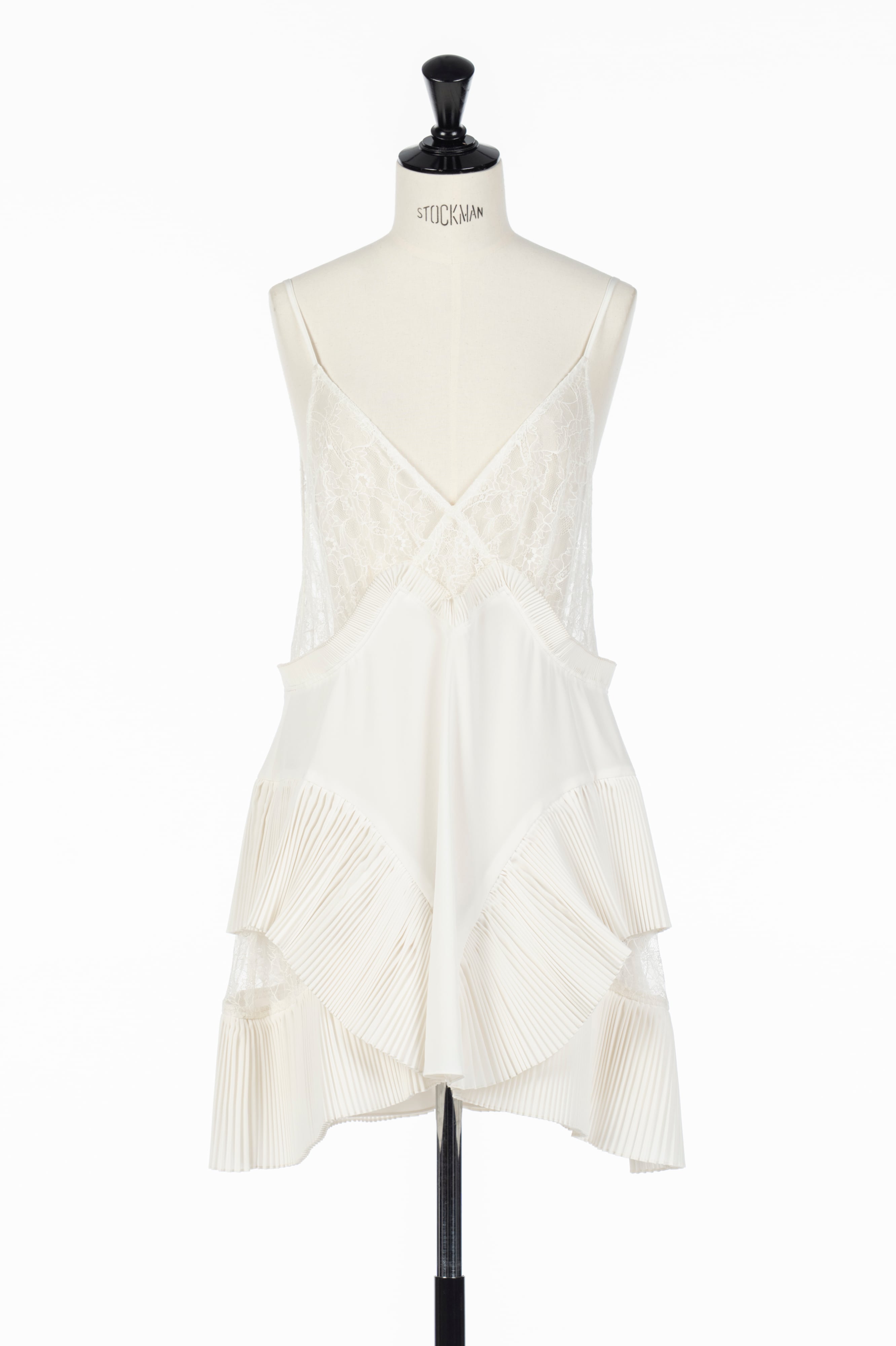 26SS】FETICO フェティコ / プリーツ ミニドレス / PLEATED MINI SLIP