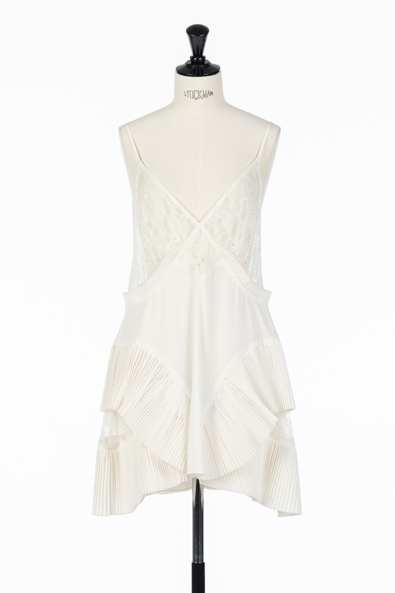 【26SS】FETICO フェティコ / プリーツ ミニドレス / PLEATED MINI SLIP DRESS - 5