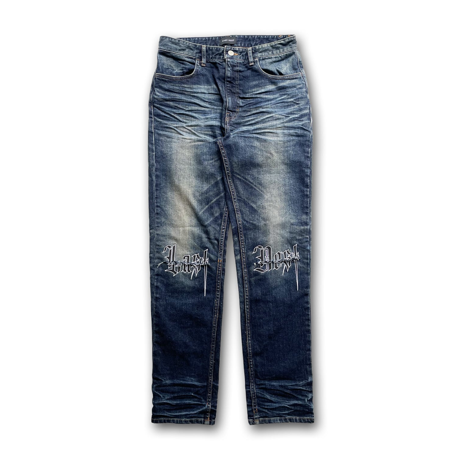 LAST NEST / DESTROYED EMBROIDERY DENIM | HOLICK