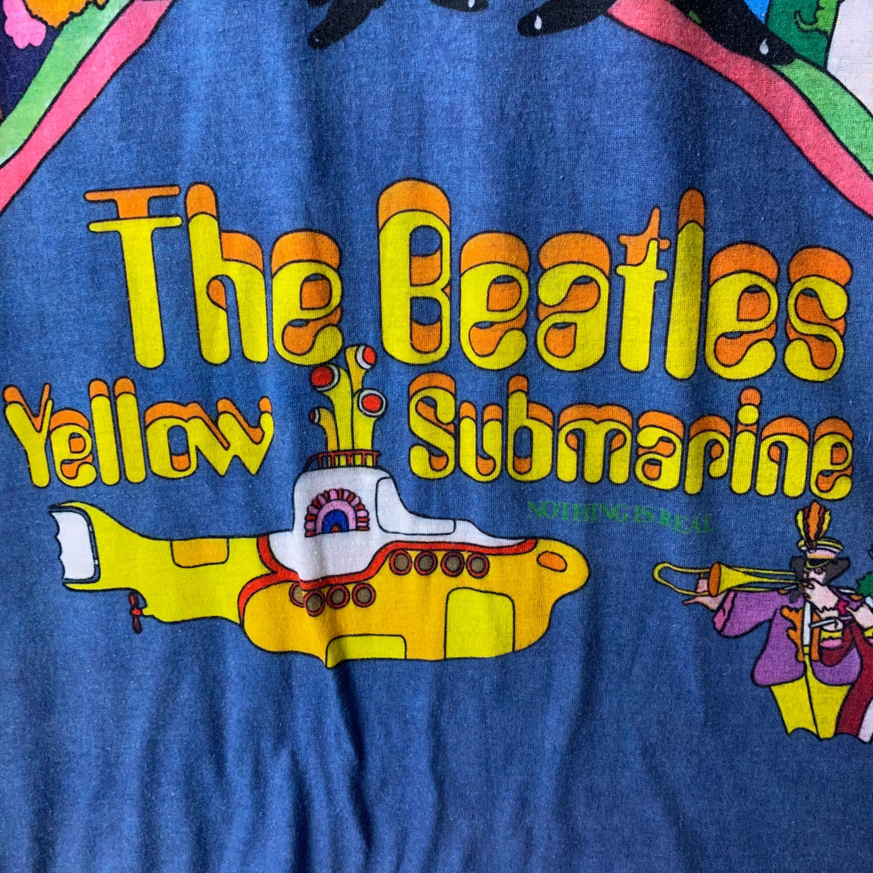 THE BEATLES large print music tee “yellow submarine” | NOIR ONLINE