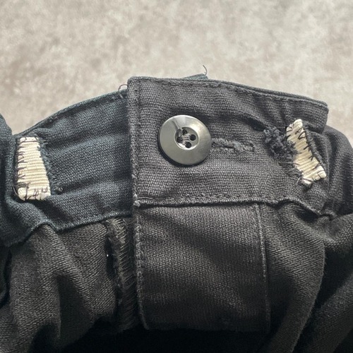 00s ドイツ軍 実物 ブラックモールスキン フィールドパンツ w33 詳細写真11