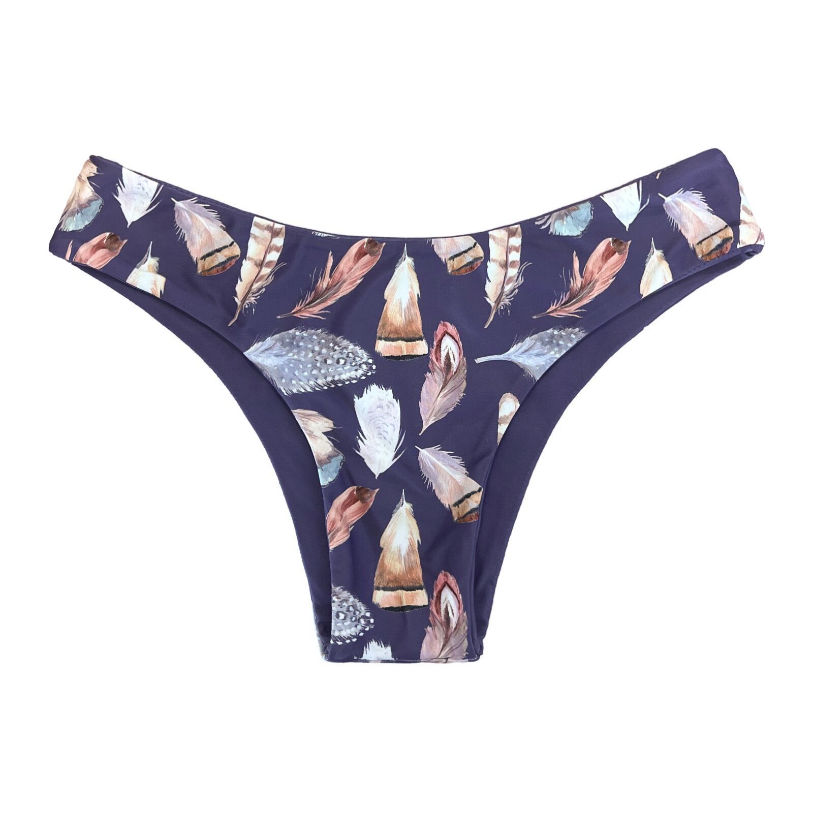 feather slim pants