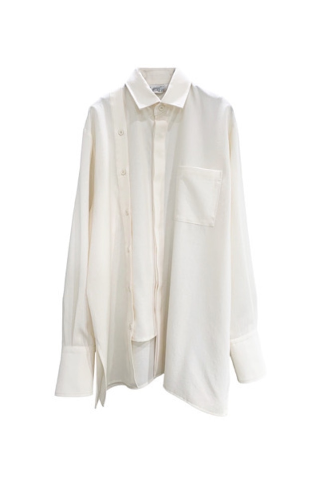 Ijiit | WASHABLE ASYMMETRY LONG SLEEVE SHIRTS