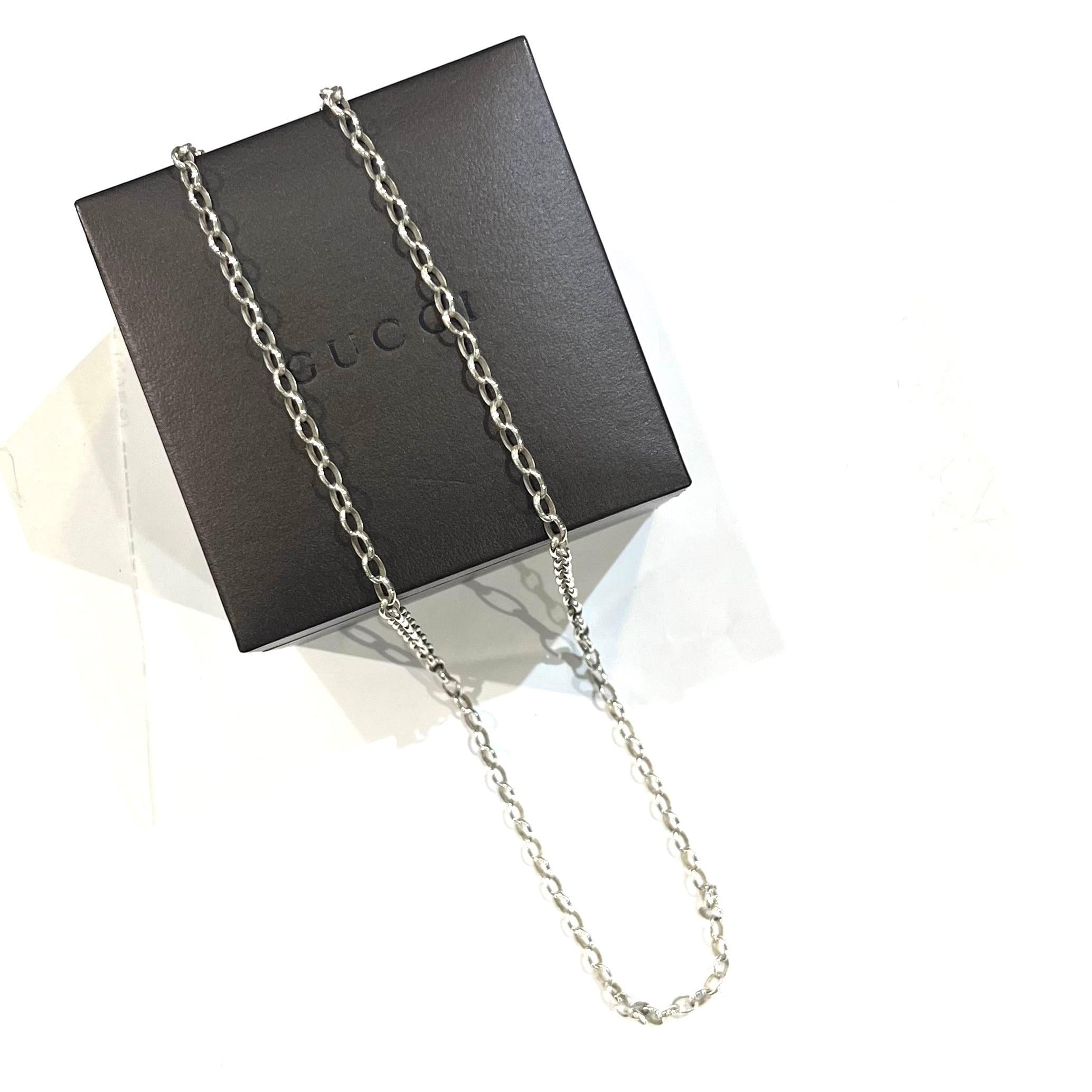 【超美品】GUCCI ブーツ ネックレス 男女兼用　シルバー925 GUCCI グッチ ネックレス メンズ 父の日 レディース 母の日 シルバー