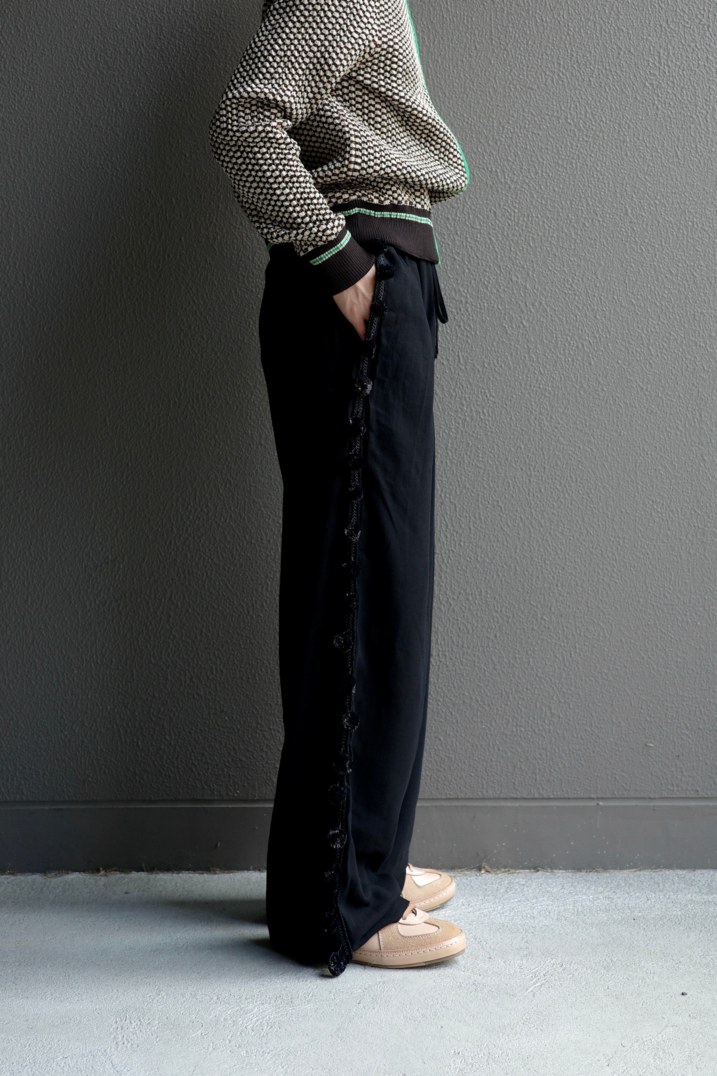 WALES BONNER 【MENELIK TROUSERS】 | lloomm