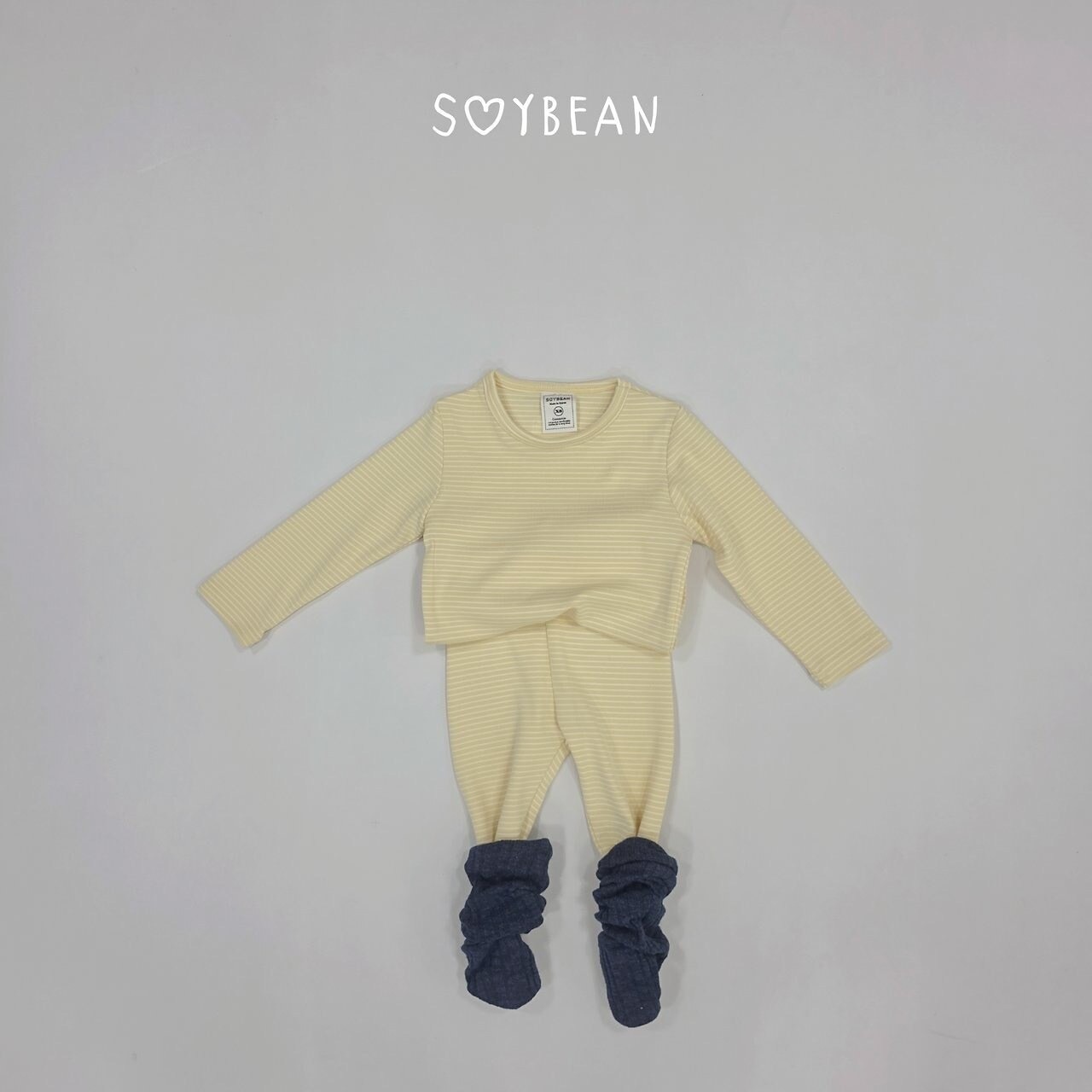 韓国子供服 / 26Autumn / soybean / ボーダー ルームウェア / キッズ服 / 秋服 *XS~XL*