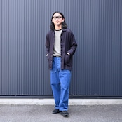 INTÉRIM / HYPER BIG RAYON LINEN SHIRTS JACKET style