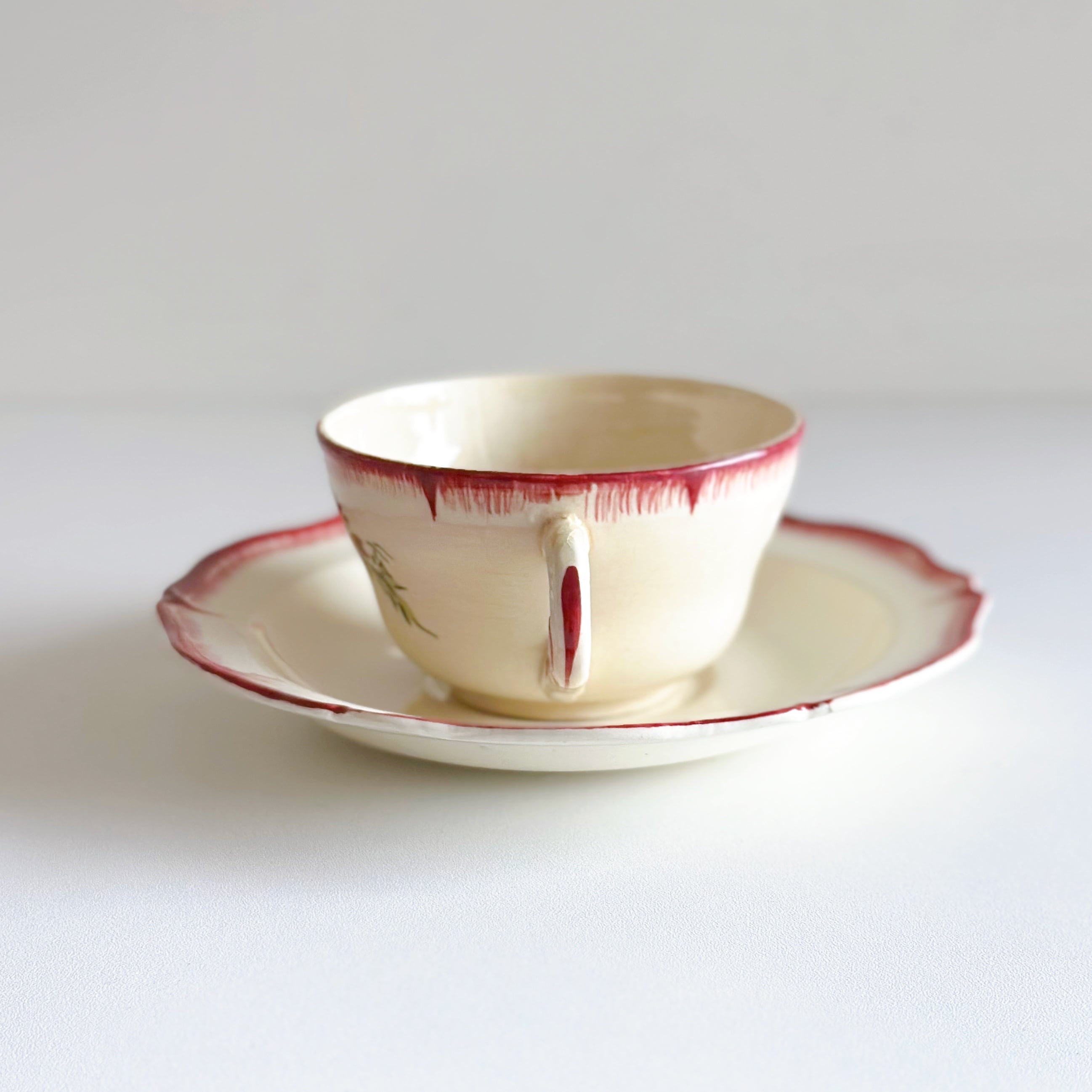 Creil et Montereau クレイユ・モントロー カップ&ソーサー B