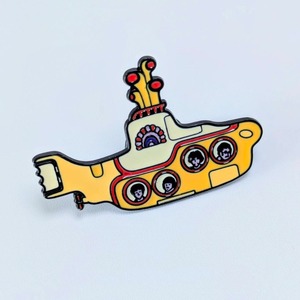 送料無料！ ★ピンズ PINS★ピンバッジ 【 Yellow Submarine ( イエローサブマリン )】The Beatles / ビートルズ  『黄色い潜水艦』 〚アメリカン雑貨 アメトイ〛