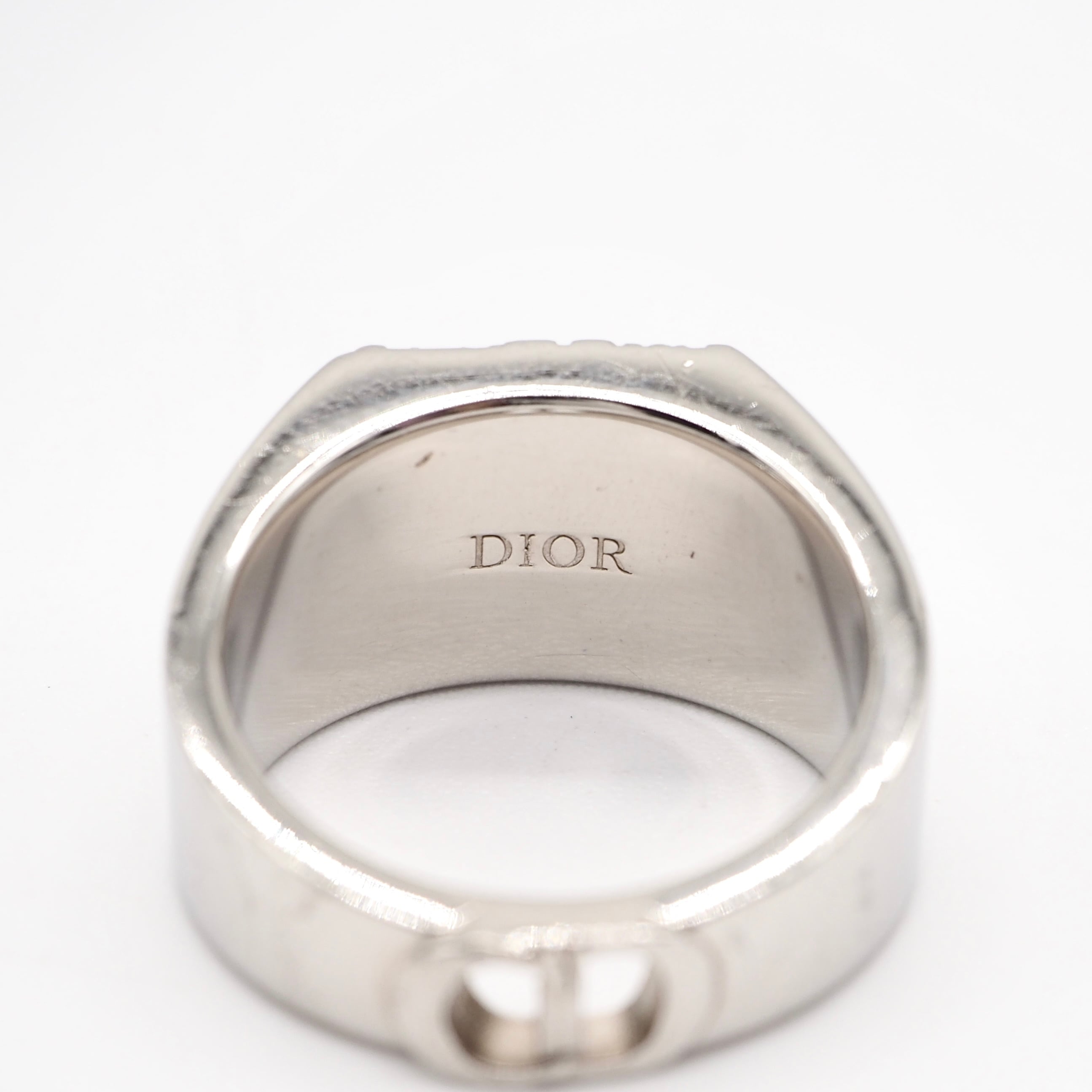 DIOR 約17号 オブリーク シグネット リング シルバー925 ディオール