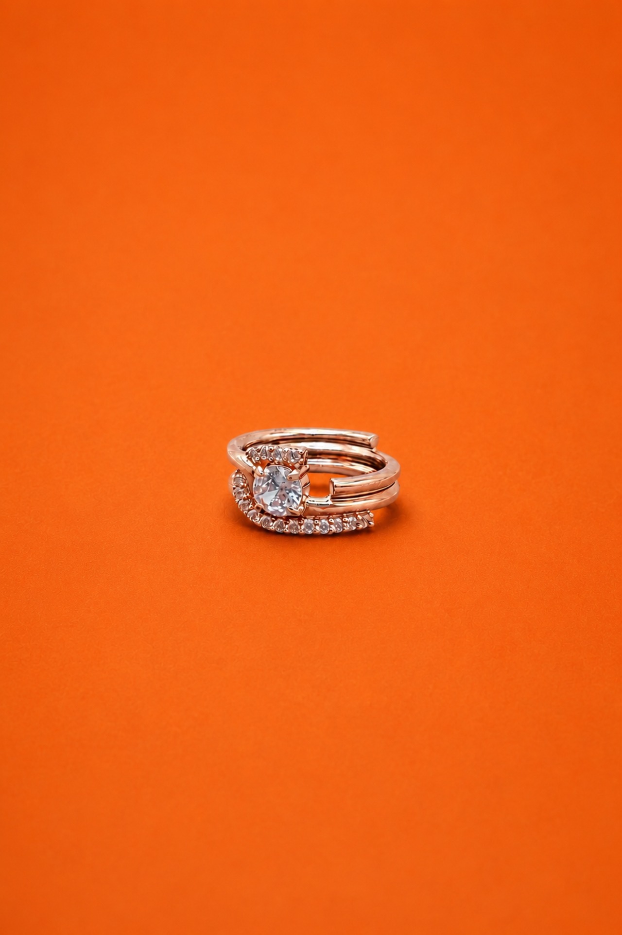 Pink Gold-Plated Ring