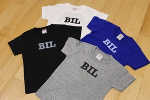 定番 BIL×ロゴTシャツ for kid's［BLU・BLK］