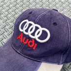 AUDI Navy × White Logo Cap