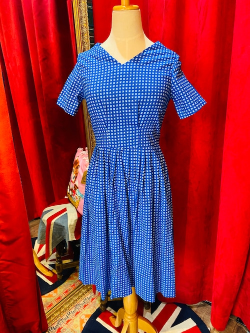 英国60’ｓVintage　ワンピース