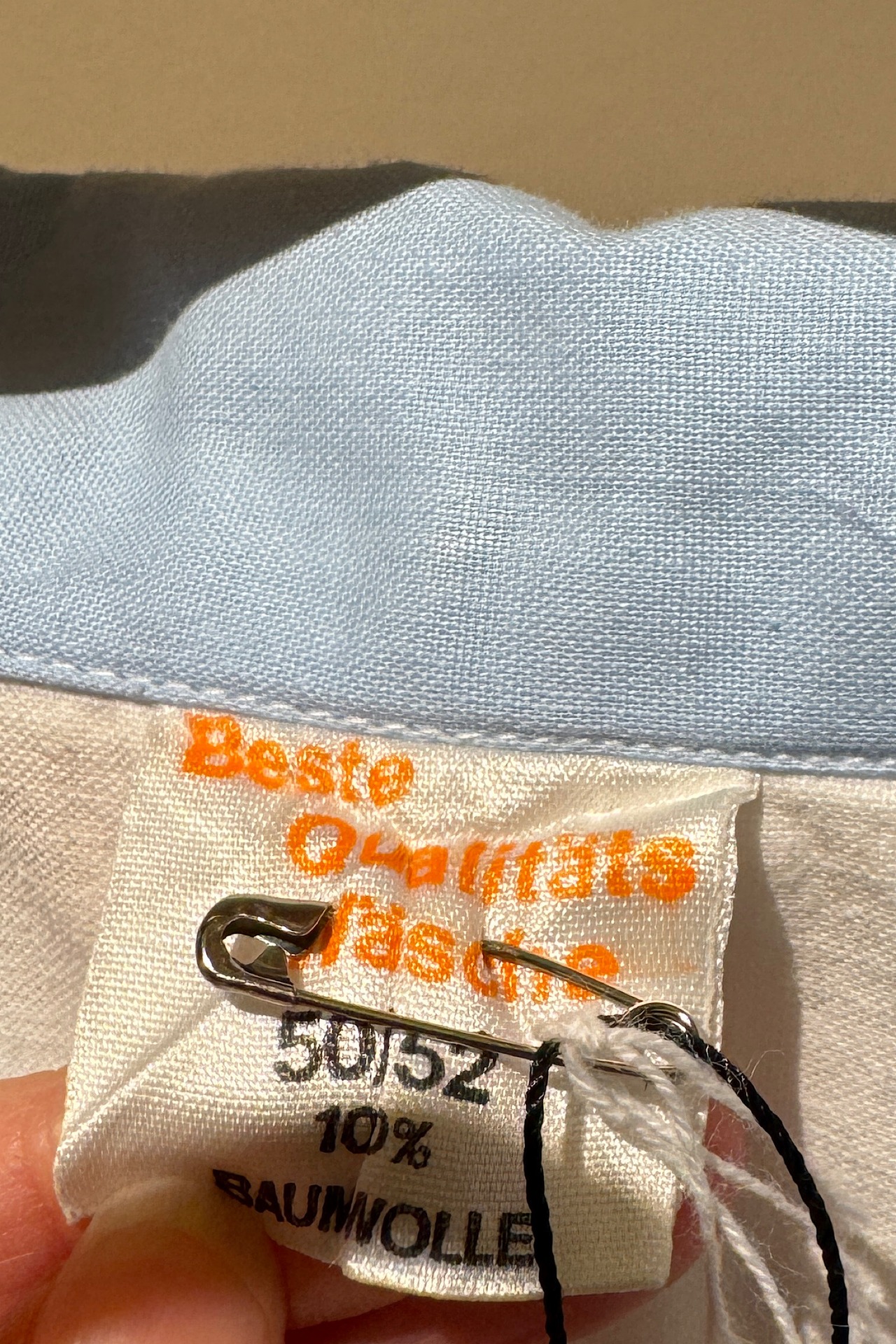 BESTE Qualitats Washe ホワイトコットンシャツドレス2