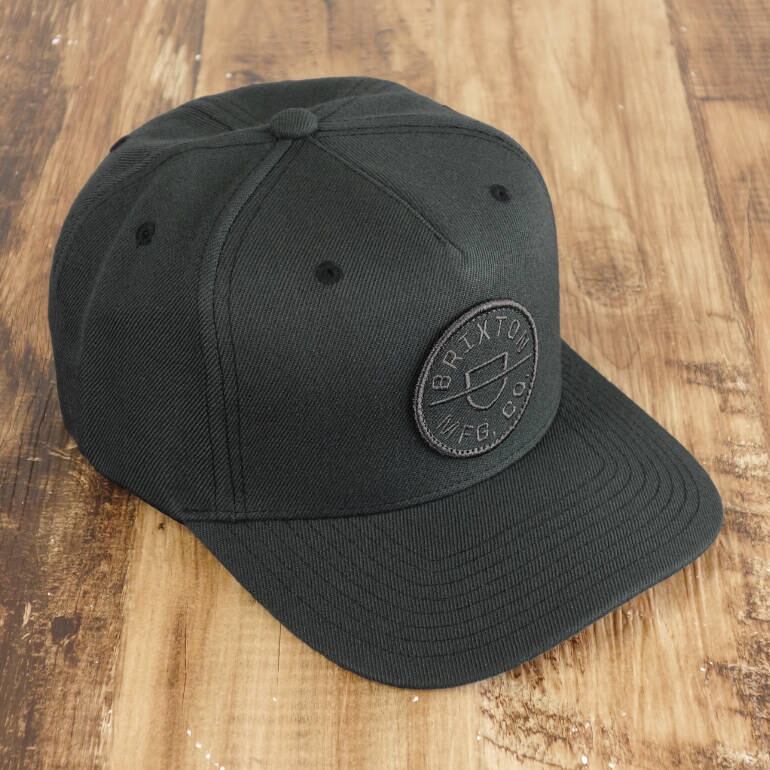 ブリクストン BRIXTON 5パネル スナップバックキャップ ブラック CREST C MP SNAPBACK カジュアル