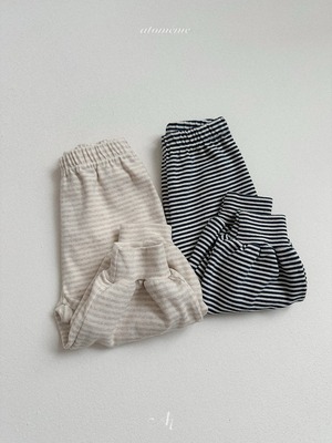 【予約/おまとめ割】atomeme / bunny stripe pants