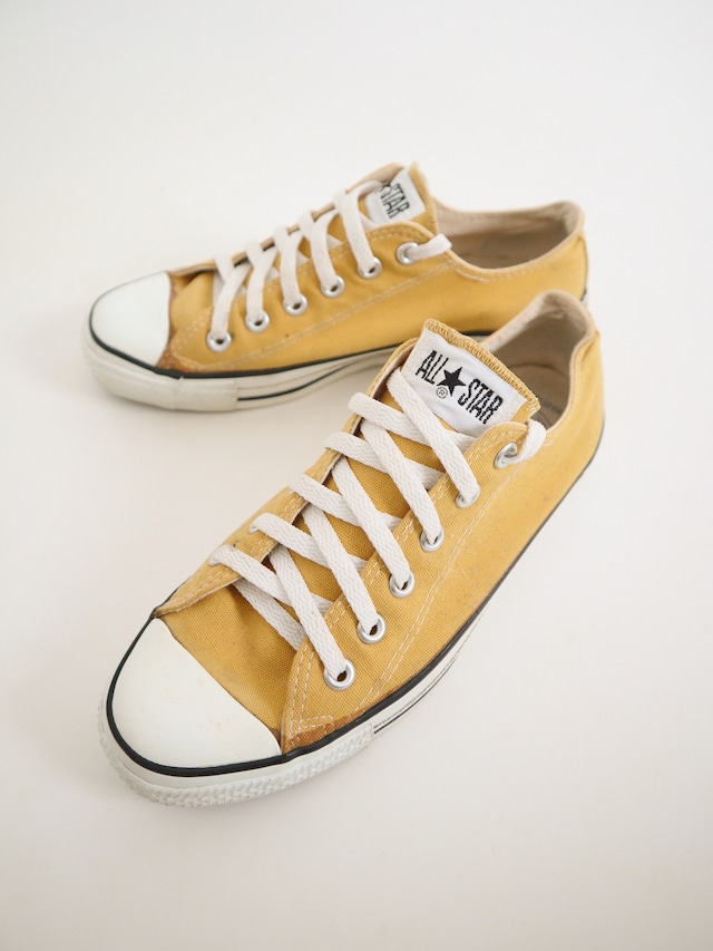 ●90's CONVERSE ALL STAR low made in USA(yellow) size 6