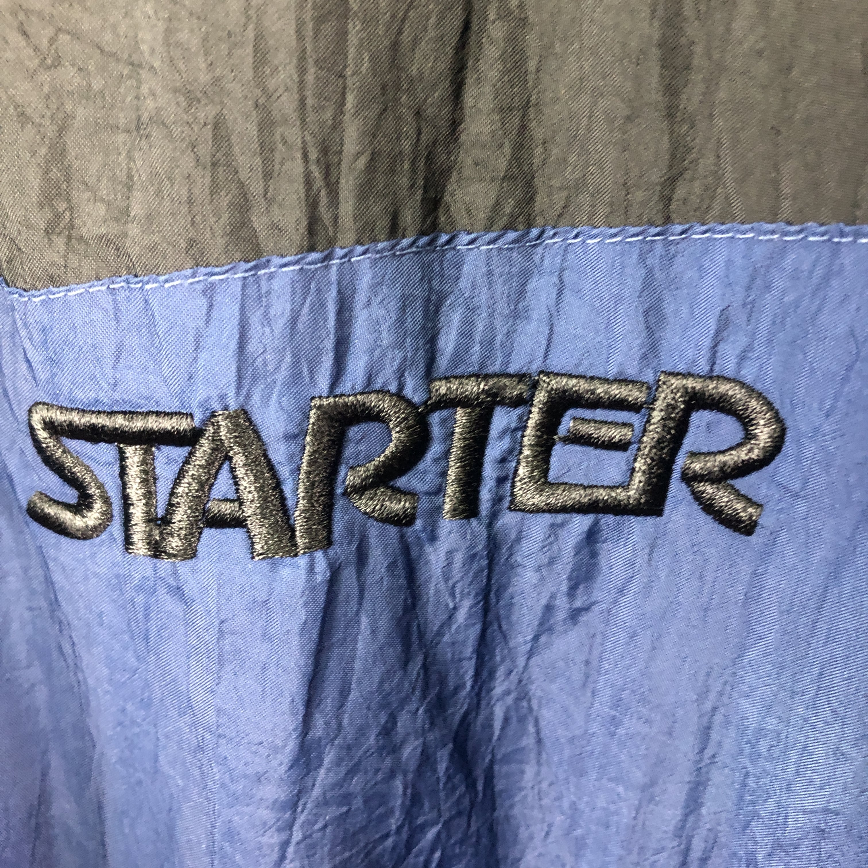 90's STARTER ナイロンジャケット 刺繍ロゴ | 古着屋mills