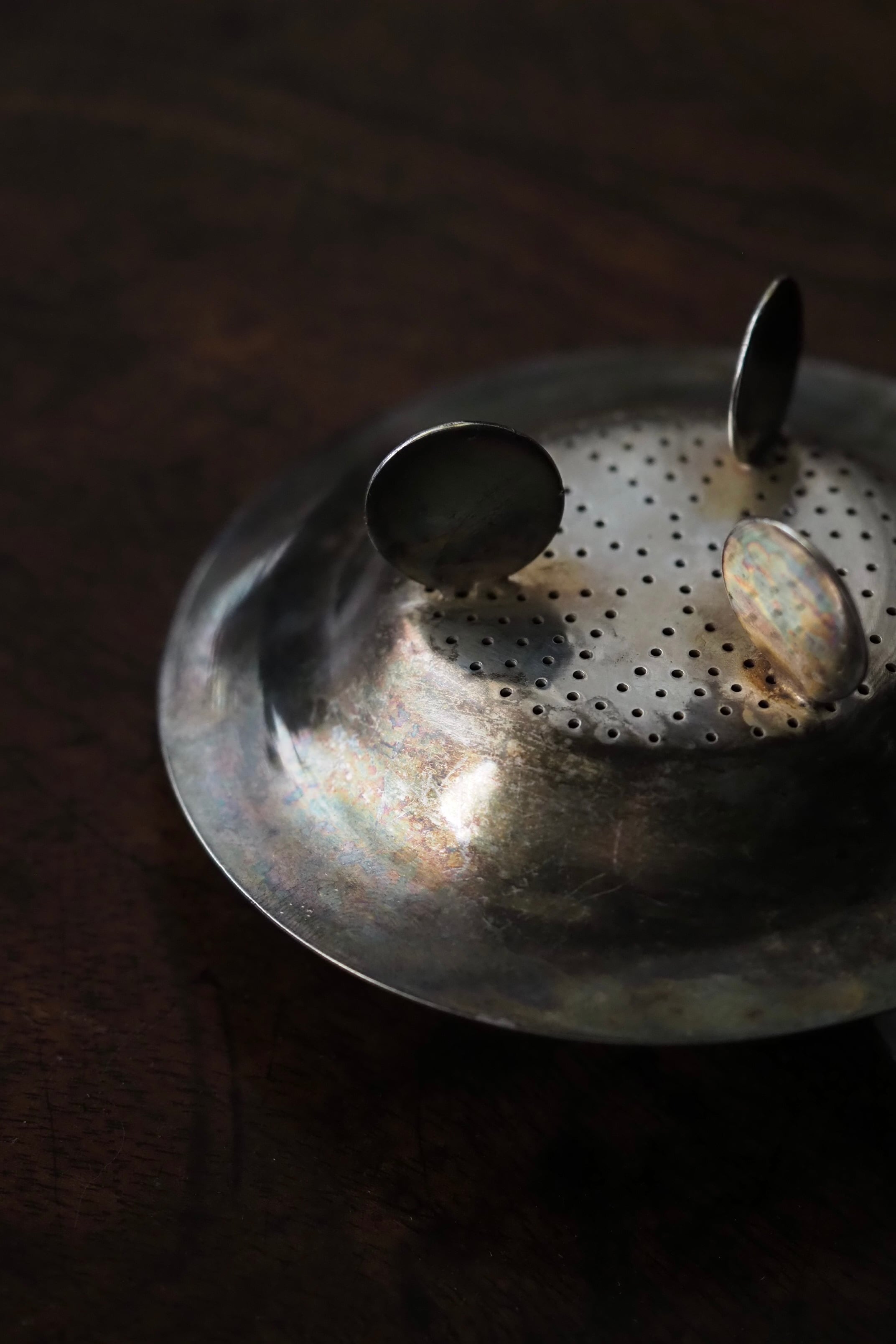 スタンド型ティーストレーナー-vintage tea strainer | アンティーク