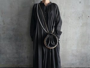 MSNOM FOR poefu N0.8 Classic Double Chain Bag  チェーンタイプ-D（Large Pearl chain＋small pearl chain）