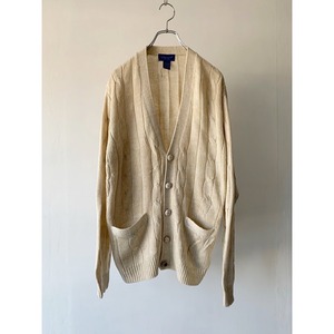 -TOWN CRAFT- cable knit cardigan