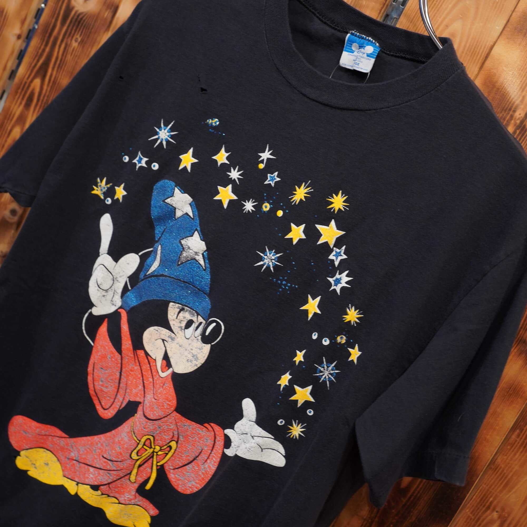 90s disney FANTASIA ファンタジア tシャツ L/ディズニー ミッキー