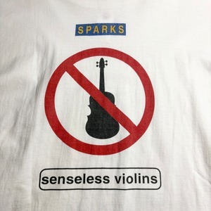 vintage 1994’s SPARKS music tee “GRATUITOUS SAX & SENSELESS VIOLINS”